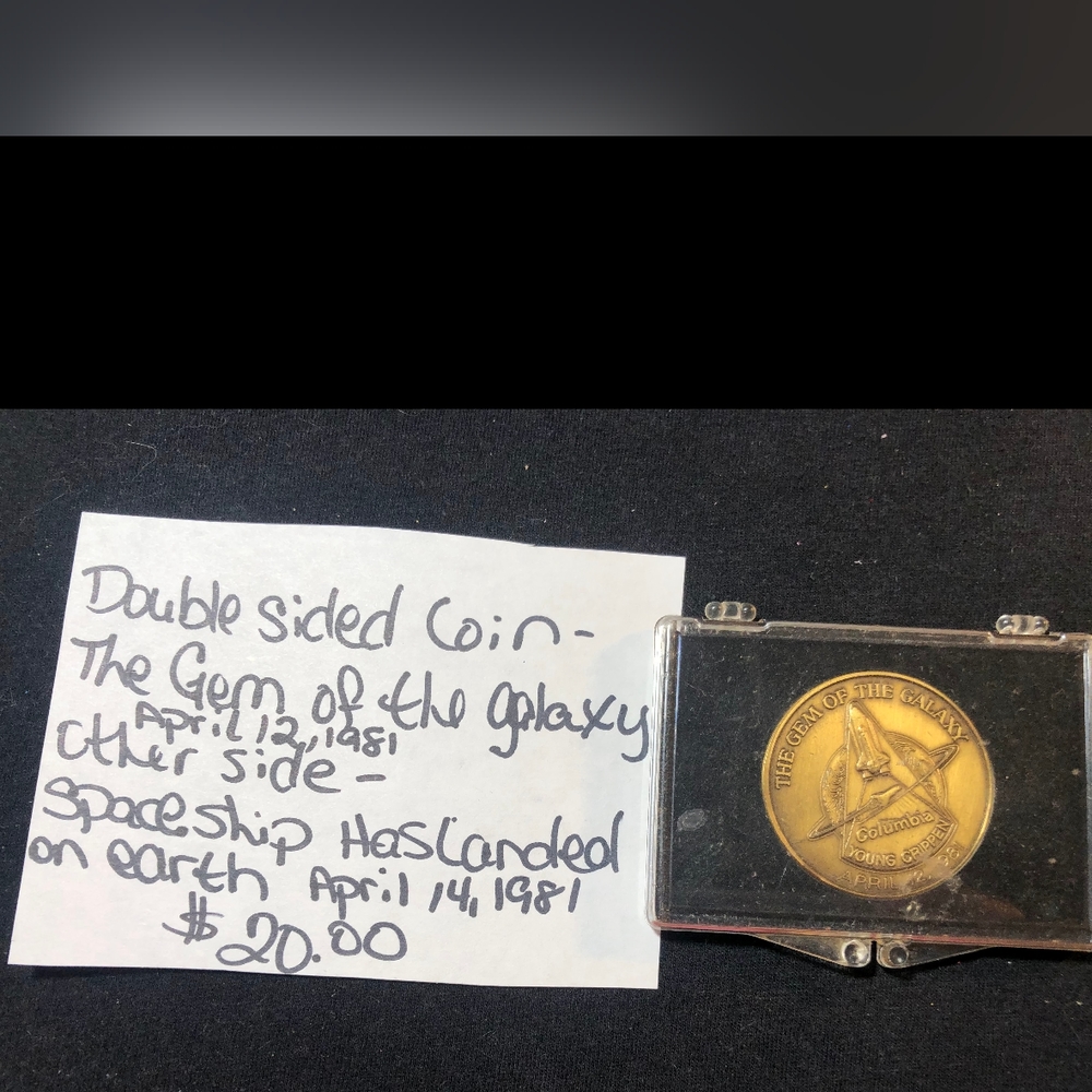 Double sided space coin